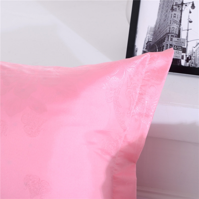 91家纺网 家纺一手货源 找家纺 喜相逢家纺 D25-仿真丝提花双人枕套 东方丽人