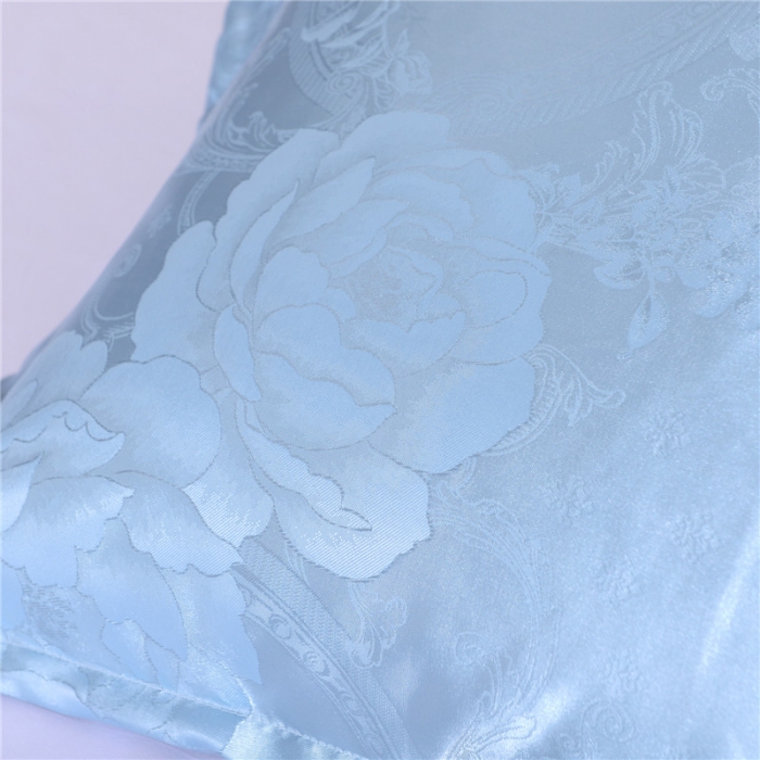 91家纺网 家纺一手货源 找家纺 喜相逢家纺 D25-仿真丝提花双人枕套 克里斯汀