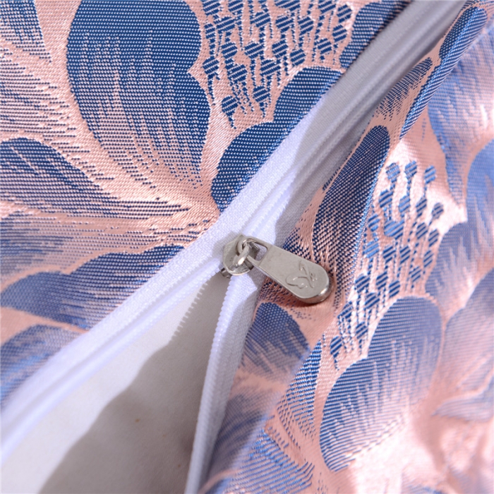 91家纺网 家纺一手货源 找家纺 喜相逢家纺 D25-仿真丝提花双人枕套 安吉莉娜