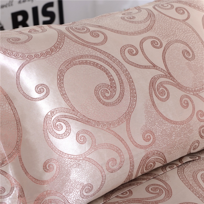 91家纺网 家纺一手货源 找家纺 喜相逢家纺 D25-仿真丝提花双人枕套 爱尔尼亚