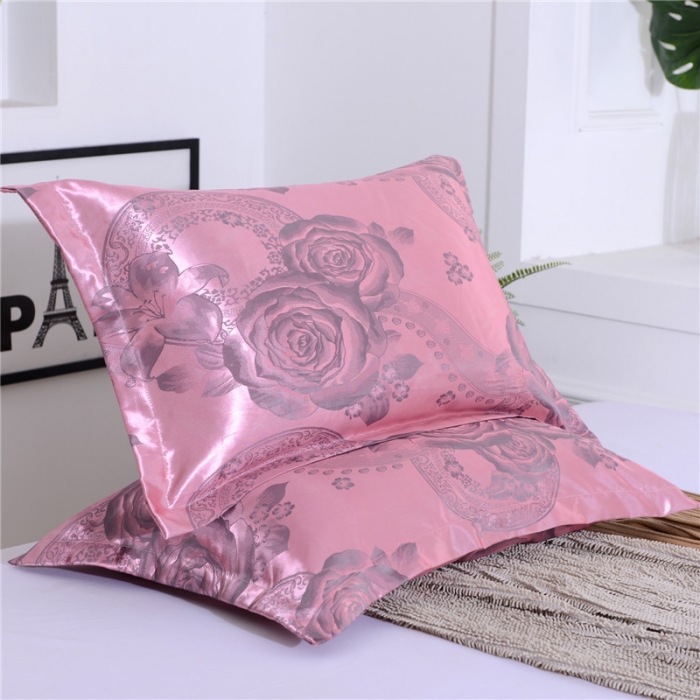 91家纺网 家纺一手货源 找家纺 喜相逢家纺 D25-仿真丝提花双人枕套 格塔里亚