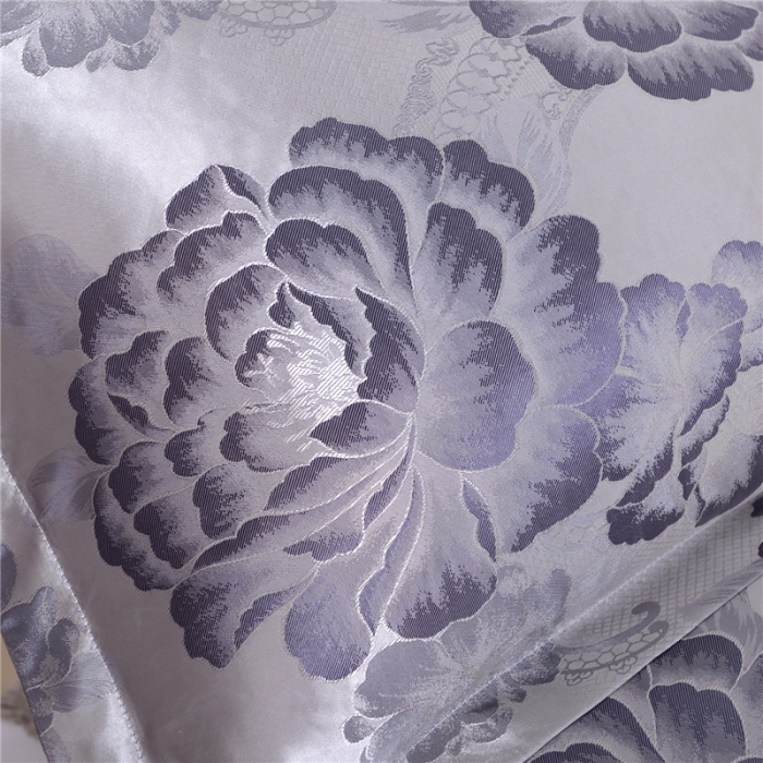 91家纺网 家纺一手货源 找家纺 喜相逢家纺 D25-仿真丝提花双人枕套 瓦尔塞丝