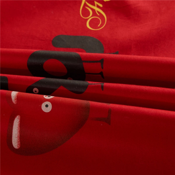 91家纺网 家纺一手货源 找家纺 （总） 喜相逢 13372定位花型枕套婚庆系列 爱你一辈子