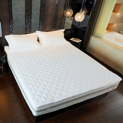 丽诺床垫床垫 2019酒店纯色床护垫 白色