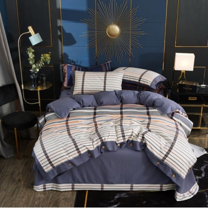 91家纺网 家纺一手货源 找家纺 （总）桂雅居家纺 2019新款秋冬纯棉色织绒纽扣款绒四件套