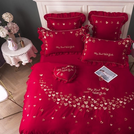 （总）狠狠爱 2019新款60支贡缎婚庆系列