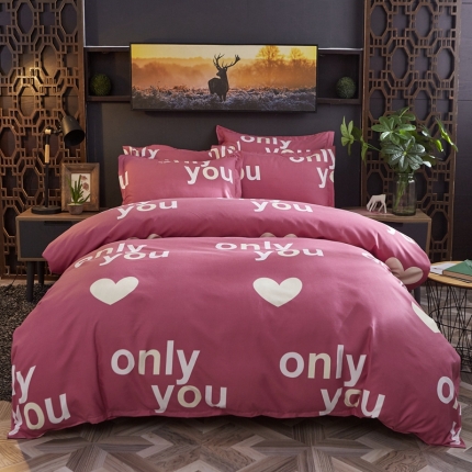 91家纺网 家纺一手货源 找家纺 （总）艾裙海 2019春夏新款斜纹磨毛单品被套