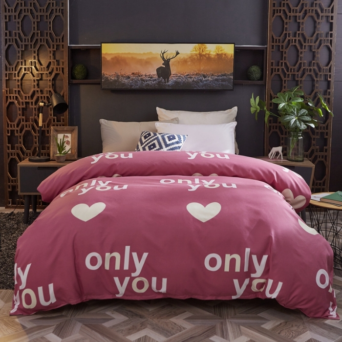 91家纺网 家纺一手货源 找家纺 （总）艾裙海 2019春夏新款斜纹磨毛单品被套