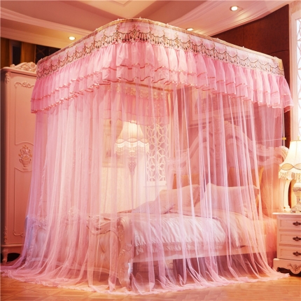 91家纺网 家纺一手货源 找家纺 （总）薇梦 2017新款蚊帐甜蜜暗恋-导轨系列