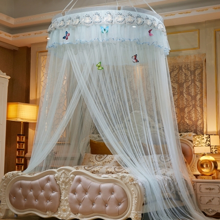 91家纺网 家纺一手货源 找家纺 （总）薇梦 吊顶蚊帐蝶舞系列