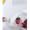 91家纺网 家纺一手货源 找家纺 悦家居 2018新款刺绣水晶绒四件套床单款一颗草莓白