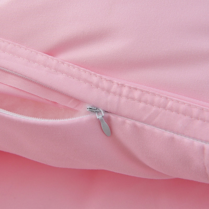 91家纺网 家纺一手货源 找家纺 德芙纯色羽丝被酒店被子被芯冬被春秋被全尺寸多规格粉色