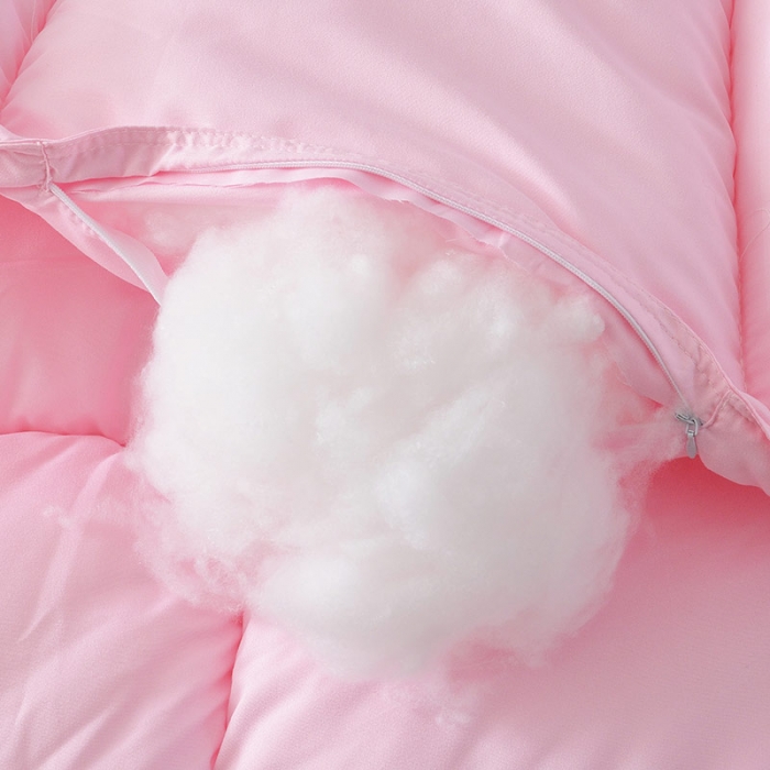 91家纺网 家纺一手货源 找家纺 德芙纯色羽丝被酒店被子被芯冬被春秋被全尺寸多规格粉色