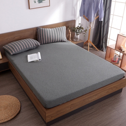 91家纺网 家纺一手货源 找家纺 （总）卡伦家纺 针织棉天竺棉休闲系列单品床笠