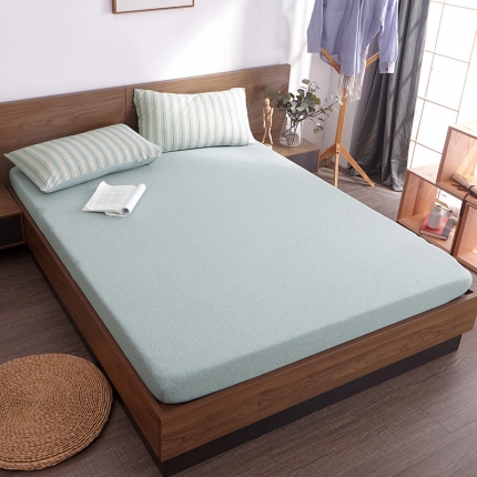 91家纺网 家纺一手货源 找家纺 （总）卡伦家纺 针织棉天竺棉休闲系列单品床笠