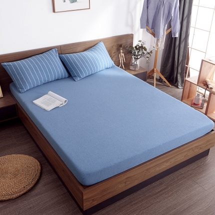 91家纺网 家纺一手货源 找家纺 （总）卡伦家纺 针织棉天竺棉休闲系列单品床笠