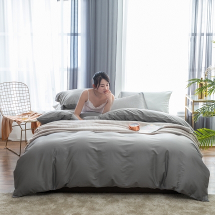 91家纺网 家纺一手货源 找家纺 （总）馨蕊家居 60长绒棉纯色款浅色系