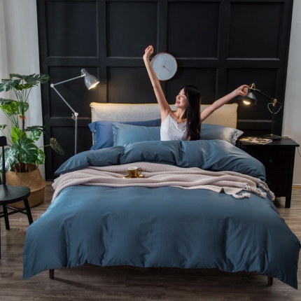 91家纺网 家纺一手货源 找家纺 （总）馨蕊家居 60长绒棉纯色款浅色系