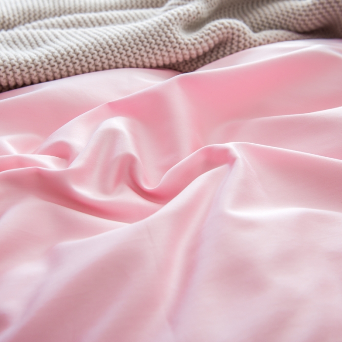 91家纺网 家纺一手货源 找家纺 馨蕊家居 60长绒棉纯色款浅色系优雅粉