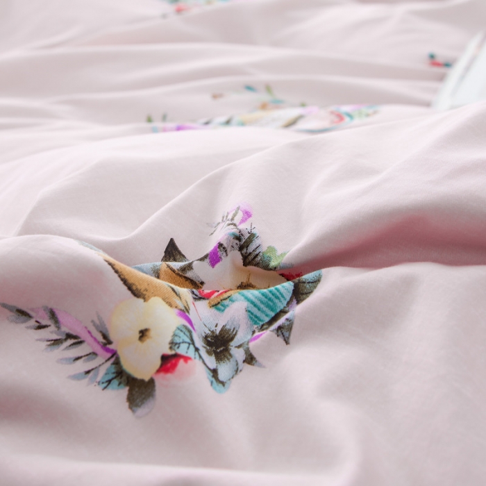 91家纺网 家纺一手货源 找家纺 馨蕊家居 2018秋冬新品印花棉加绒四件套 宠物乐园