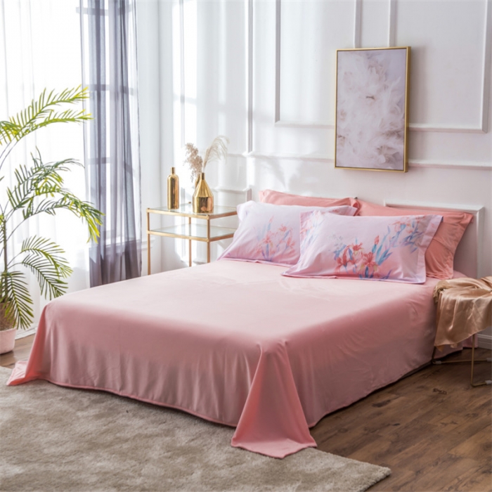 91家纺网 家纺一手货源 找家纺 馨蕊家居 2018秋冬新品印花棉加绒四件套 清雅芬芳