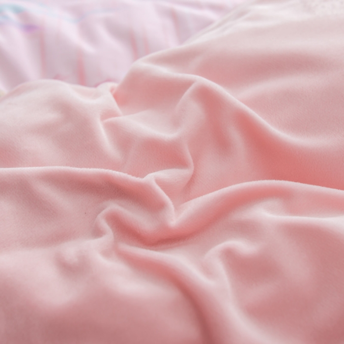 91家纺网 家纺一手货源 找家纺 馨蕊家居 2018秋冬新品印花棉加绒四件套 清雅芬芳