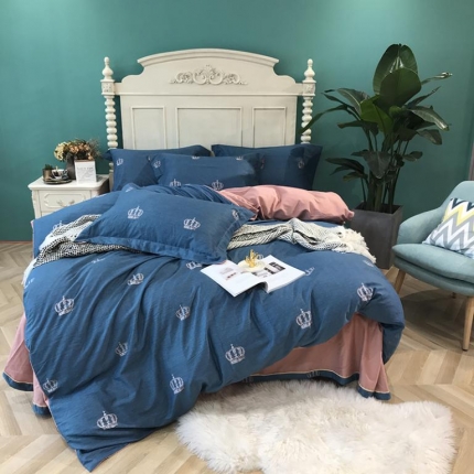 馨蕊家居  2018秋冬80s数码印花四件套 曼斯克之光