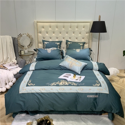 91家纺网 家纺一手货源 找家纺 （总）馨蕊家居 2018新款60磨毛绣花系列四件套