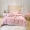 91家纺网 家纺一手货源 找家纺 馨蕊家居 2021新款天丝绣花系列四件套 雪莉-藕粉