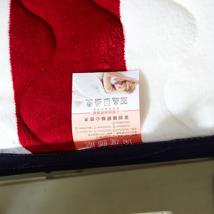 91家纺网 家纺一手货源 找家纺 欣罗兰 2022新款法莱绒床垫6cm 格林星空