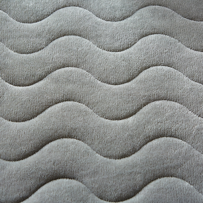 91家纺网 家纺一手货源 找家纺 欣罗兰 2022新款法莱绒床垫6cm 法莱绒灰色