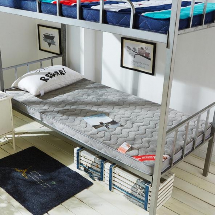 91家纺网 家纺一手货源 找家纺 欣罗兰 2022新款法莱绒床垫6cm 法莱绒灰色