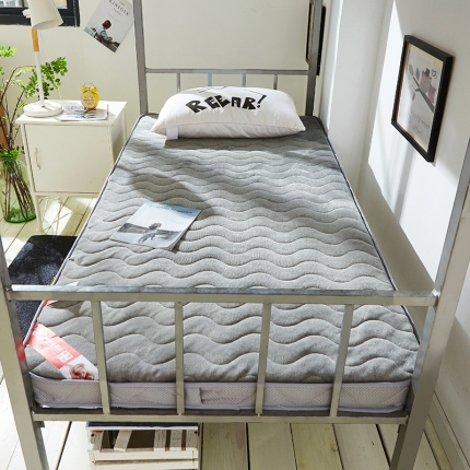 欣罗兰 2022新款法莱绒床垫6cm 法莱绒灰色