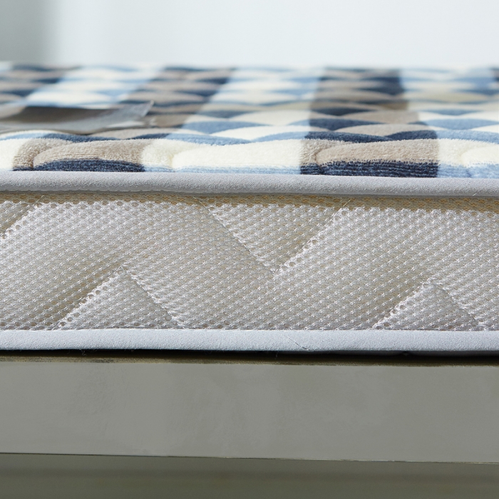 91家纺网 家纺一手货源 找家纺 欣罗兰 2022新款法莱绒床垫6cm 小方格