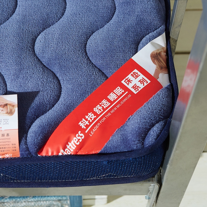 91家纺网 家纺一手货源 找家纺 欣罗兰 2022新款法莱绒床垫6cm 云朵