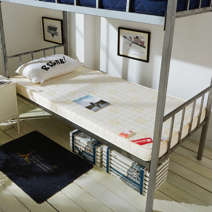 91家纺网 家纺一手货源 找家纺 欣罗兰 2022新款立体针织记忆棉床垫 白色