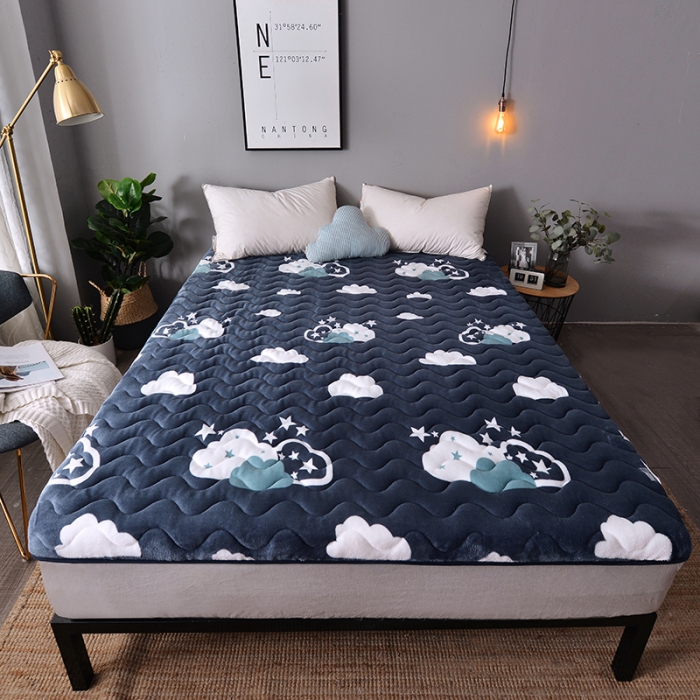 91家纺网 家纺一手货源 找家纺 （总）欣罗兰 2022新款单边大床法莱绒床垫