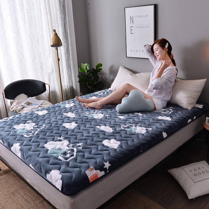 91家纺网 家纺一手货源 找家纺 （总）欣罗兰 2022新款单边大床法莱绒床垫