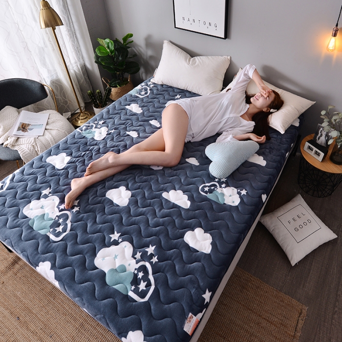 91家纺网 家纺一手货源 找家纺 （总）欣罗兰 2022新款单边大床法莱绒床垫