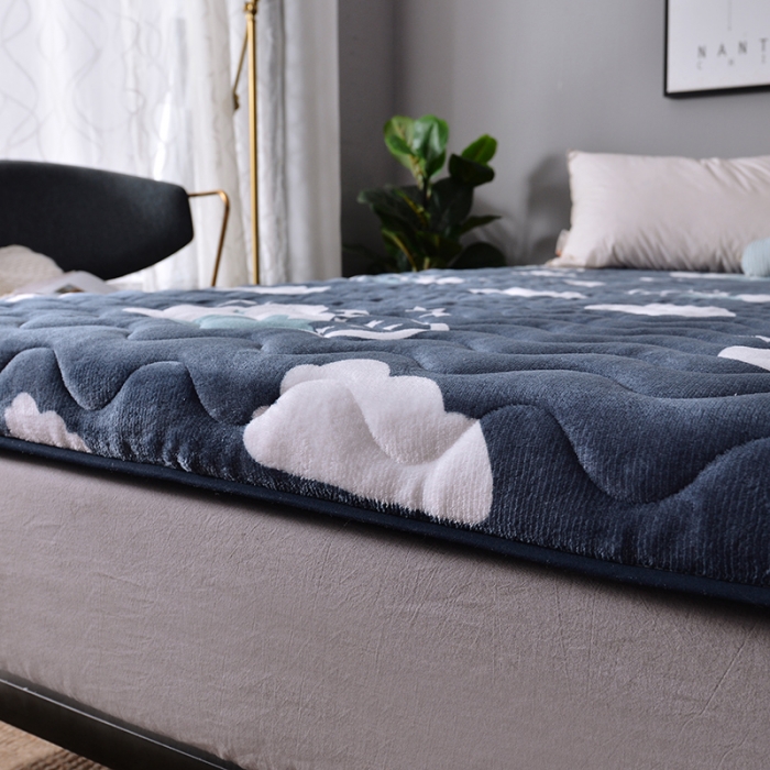 91家纺网 家纺一手货源 找家纺 （总）欣罗兰 2022新款单边大床法莱绒床垫