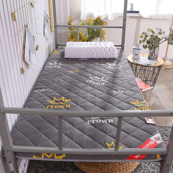 91家纺网 家纺一手货源 找家纺 欣罗兰垫业 2022新款单边磨毛小床垫 皇冠（厚度6cm）