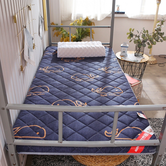 91家纺网 家纺一手货源 找家纺 欣罗兰垫业 2022新款单边磨毛小床垫 小蓝鲸（厚度6cm）