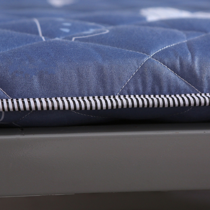 91家纺网 家纺一手货源 找家纺 欣罗兰垫业 2022新款单边磨毛小床垫 云朵（厚度6cm）