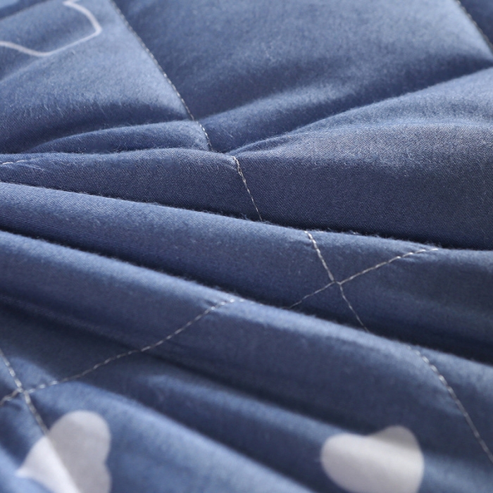 91家纺网 家纺一手货源 找家纺 欣罗兰垫业 2022新款单边磨毛小床垫 云朵（厚度6cm）