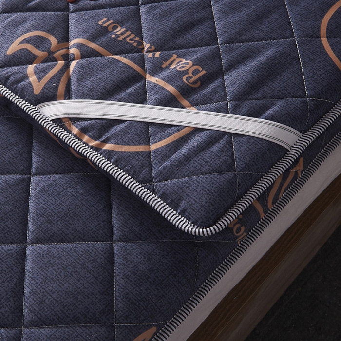 91家纺网 家纺一手货源 找家纺 欣罗兰垫业 2022新款单边磨毛大床垫 小蓝鲸（厚度6cm）