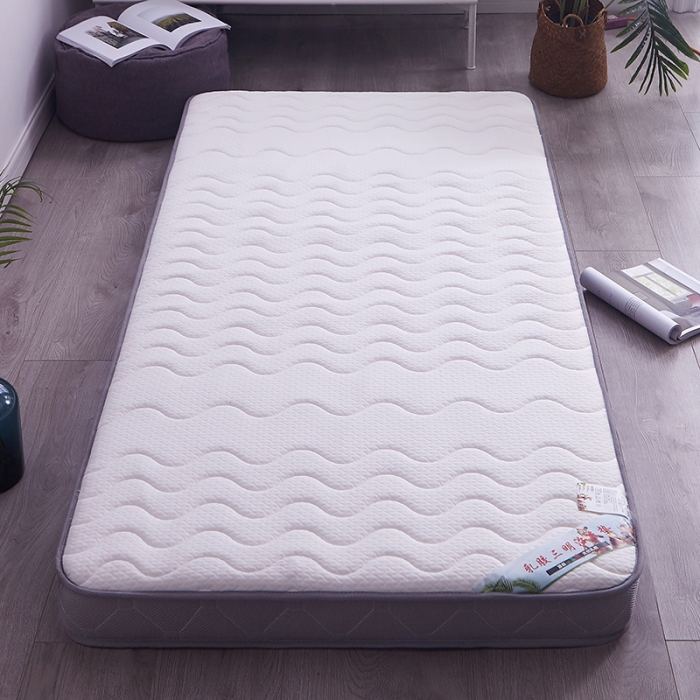 91家纺网 家纺一手货源 找家纺 欣罗兰垫业 2022新款三明治床垫学生款 富贵白