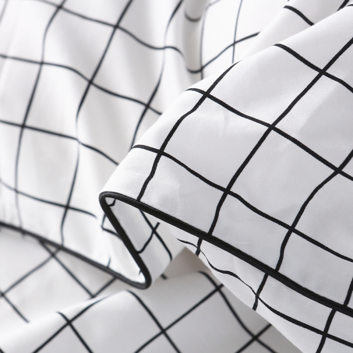 91家纺网 家纺一手货源 找家纺 （总）一米阳光 2019纯棉小清新兔耳朵镶边套件