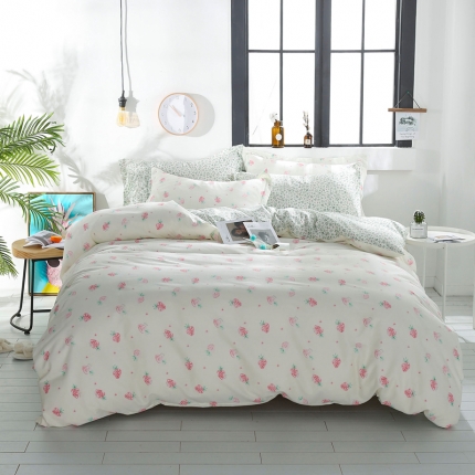 91家纺网 家纺一手货源 找家纺 一米阳光 2019新款13070新款套件 草莓