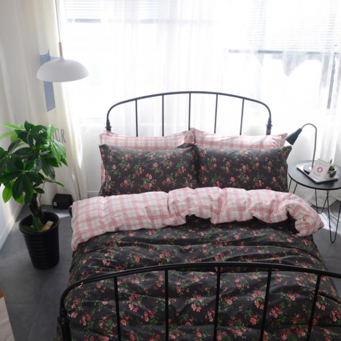 91家纺网 家纺一手货源 找家纺 一米阳光 2019新款13070新款套件 暗香