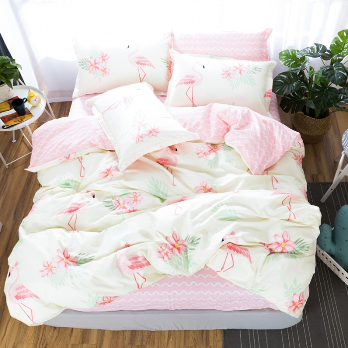 91家纺网 家纺一手货源 找家纺 一米阳光 2019新款13070新款套件傲娇小公主米色波浪款